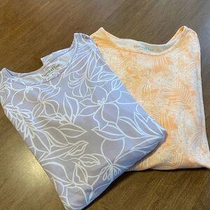 Hang Ten UV Protection Top in Peach and Lavender